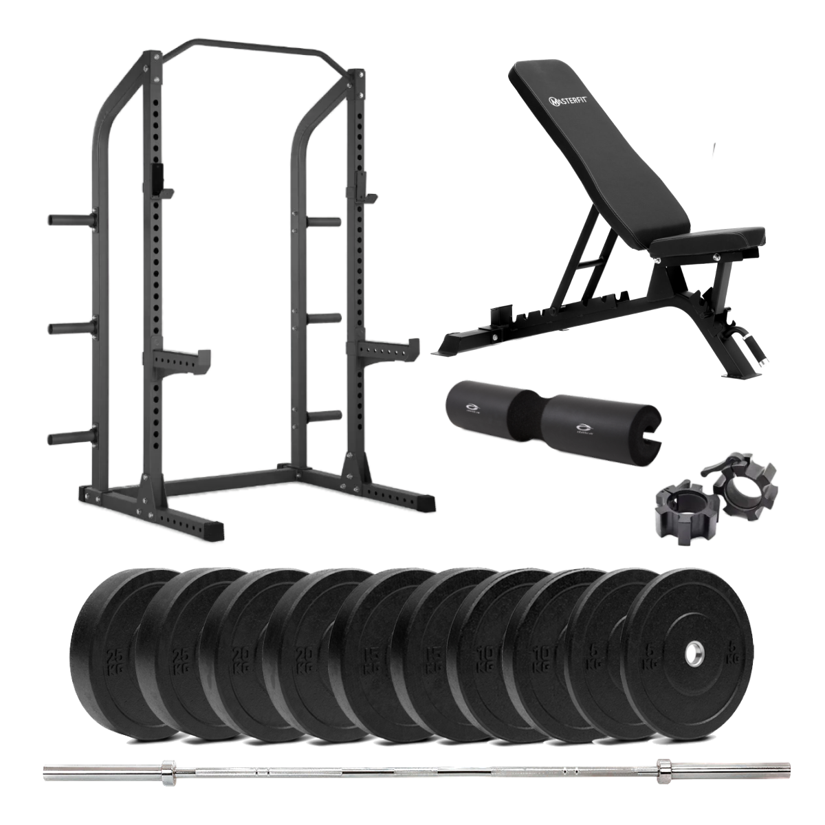 300 Half Rack Bumper Styrkepaket - 90 kg 300 Half Rack Bumper Styrkepaket - 90 kg