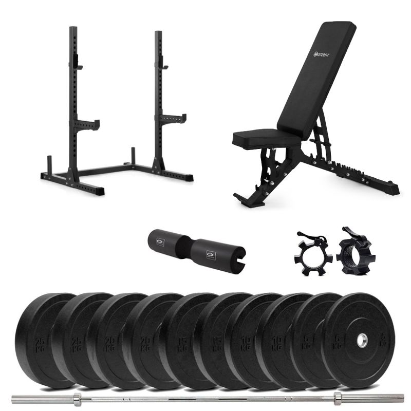 200 Squat Rack Bumper Styrkepaket - 120 kg