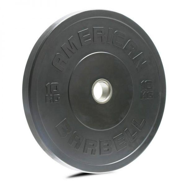 Black Sport Bumper Plate 10kg