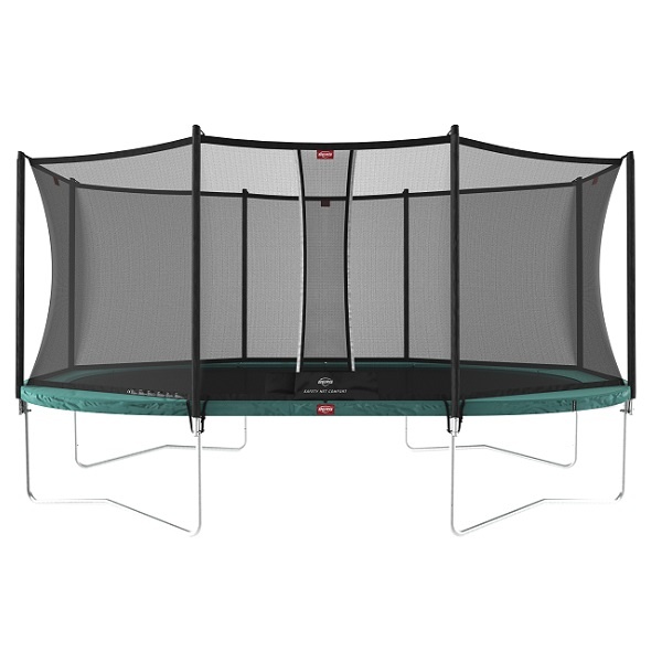 Grand Favorit Grön 520 studsmatta+ Safety Net Comfort