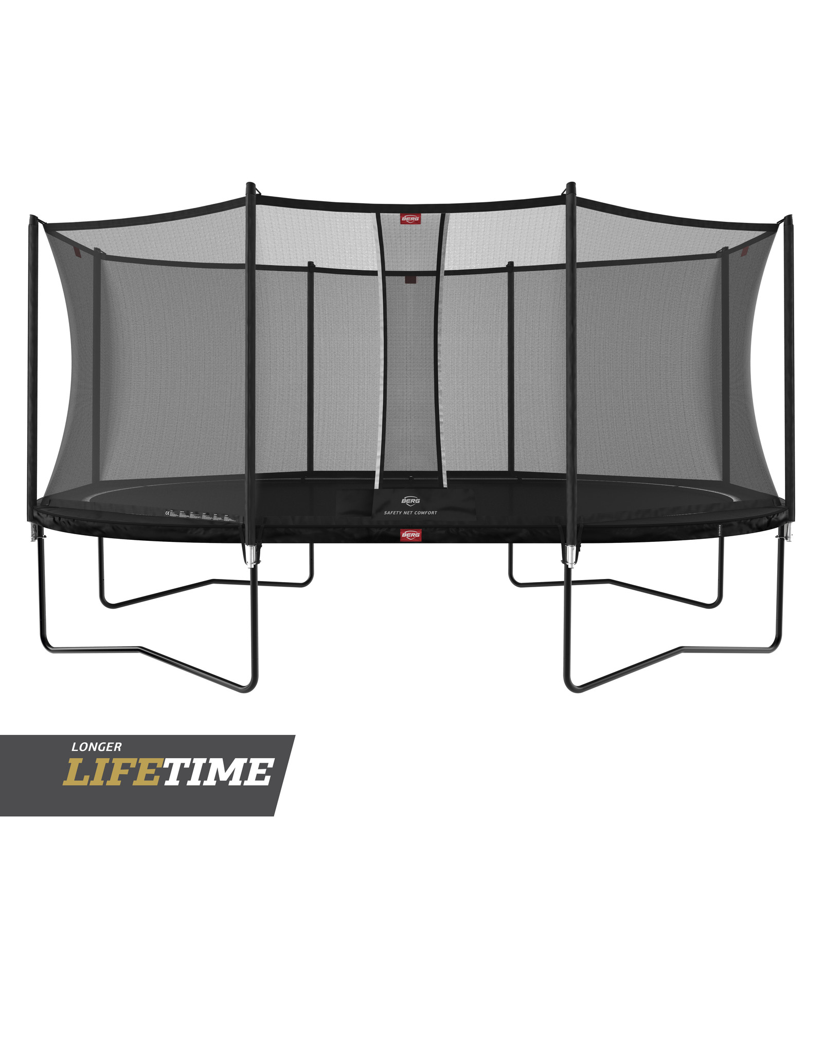 Grand Favorit Svart 520 studsmatta + Safety Net Comfort