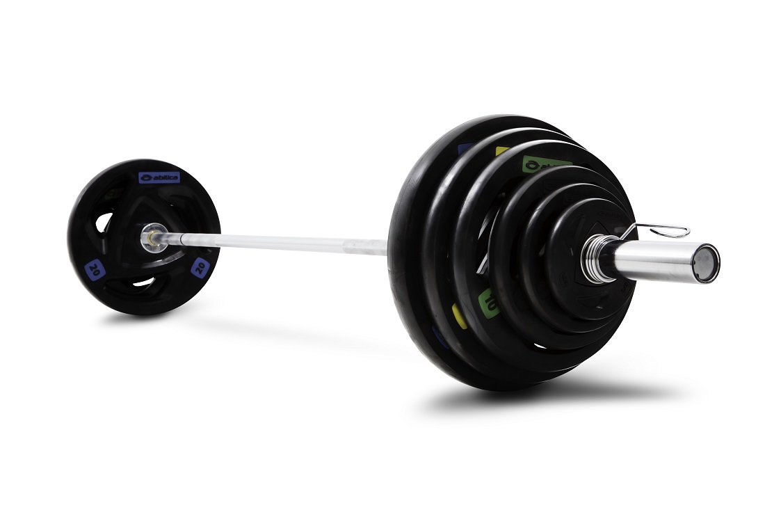 Abilica skivsstångsset 80 kg, 50 mm