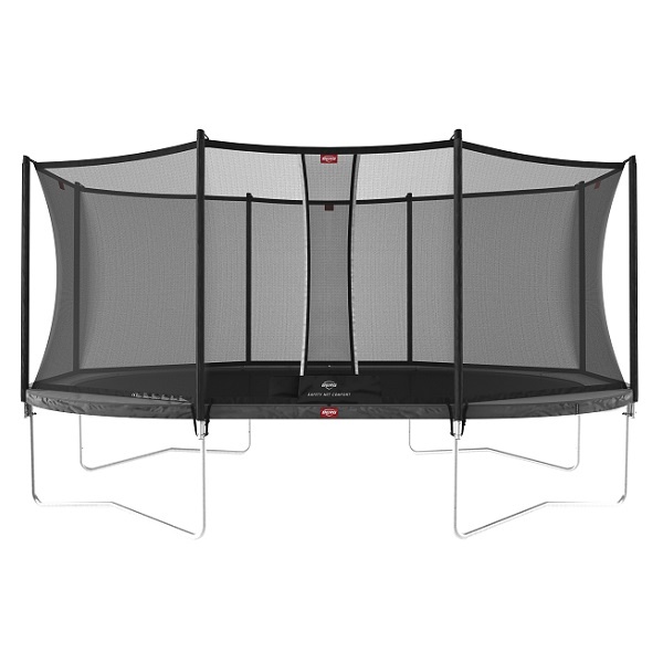 Grand Favorit Grå 520 studsmatta + Safety Net Comfort